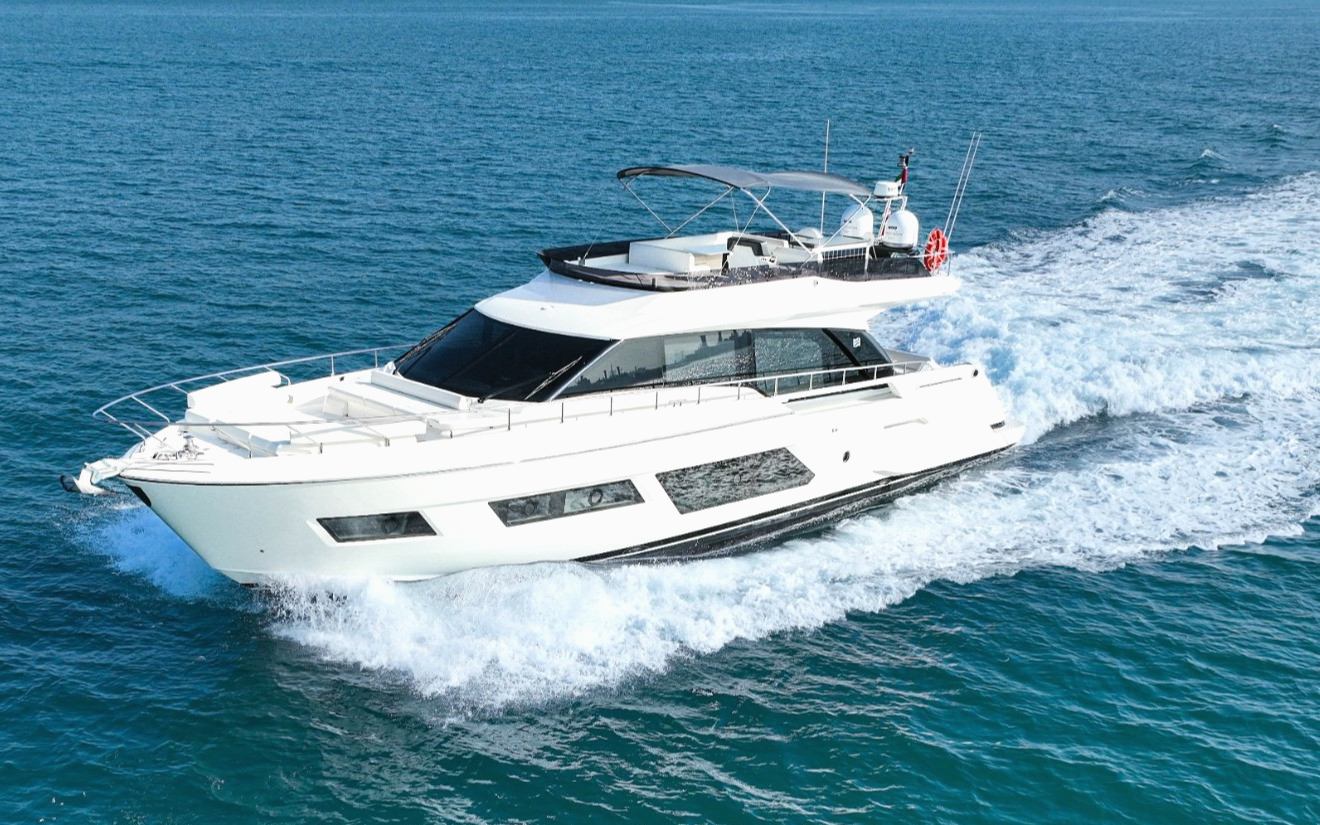 Ferretti 67 ft yacht in Dubai